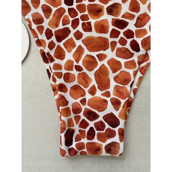 Kulani Kinis Swim Bikini Bottom Braided Cheeky Animal Print Afrika - Picture 4 of 7